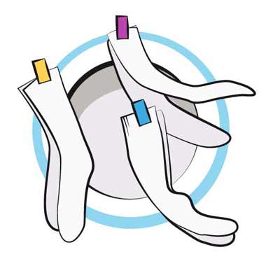 pince a chaussette pour machine à laver